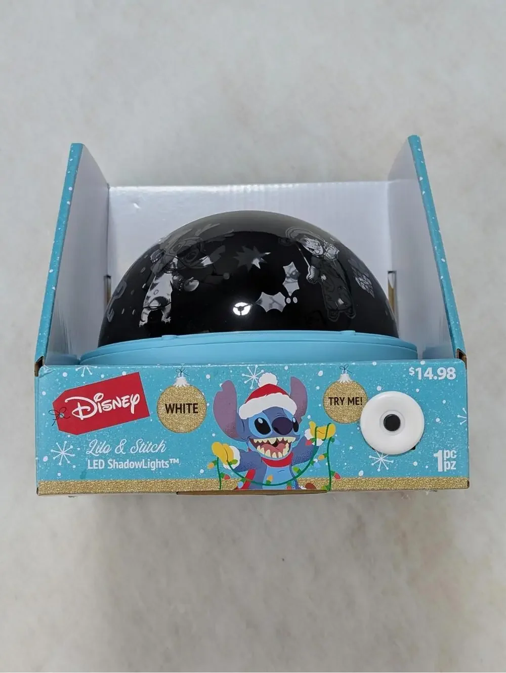 Lilo & Stitch LED ShadowLights Christmas Lightshow Projector Tabletop NEW in Box